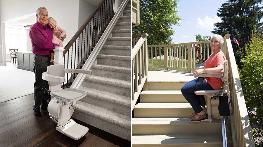 bruno indoor and outdoor stair lift