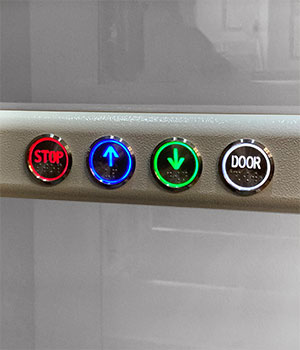 Bruno Connect XL Home Elevator Handrail Controls