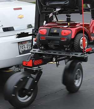 Chariot Scooter Lift Swivel Wheels