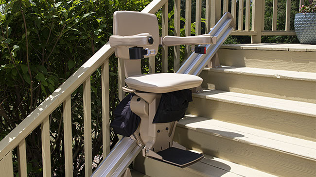 best stair lift for straight outdoor stairways