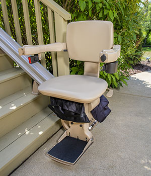 durable paint outdoor stairlift