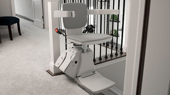 best stair lifts basic indoor straight staircase